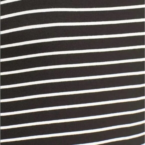 Revolve LNA Leigh Maxi Dress stripes Long Sleeveless Curved hem Scoop neck XS - Picture 13 of 15